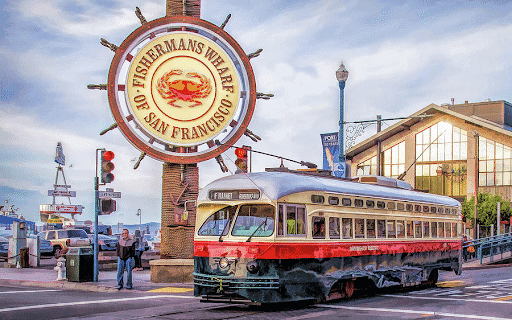 Laundry service in Fisherman's Wharf, San Francisco